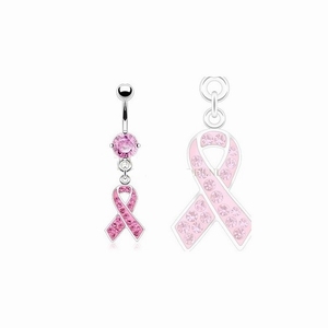 Pink Ribbon Navelpiercing