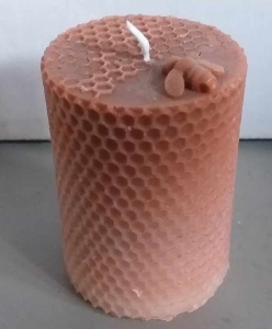Bijenkorf kaars Bruin