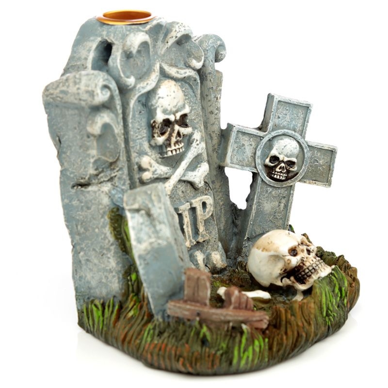Halloween RIP Grafsteen Backflow Wierookhouder