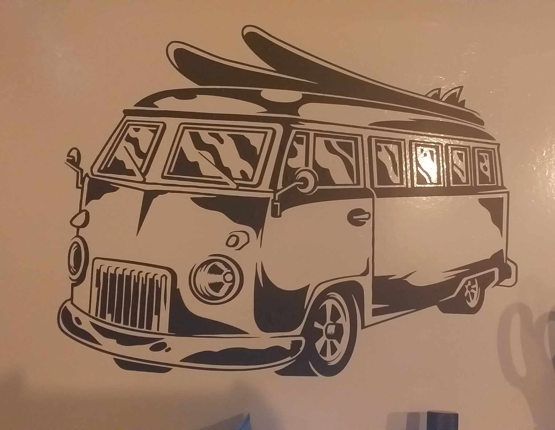 Volkwagen T1 muursticker