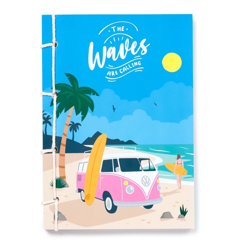 VW T1 Volkswagen Busje Steenpapier A5 Gelinieerd Notitieboek