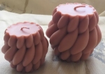 Geometrische Bol Tuinkaarsen Set van 2